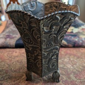 Ornate Metal Vase